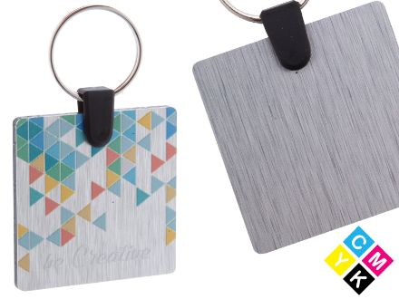 vierkante aluminium sleutelhanger aluudy. custom