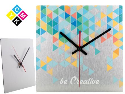 aluminium wandklok betime alu custom made