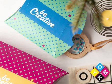 kartonnen doos creabox pillow custom made