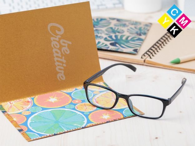 ansichtkaart brillen doekje dioptry custom made