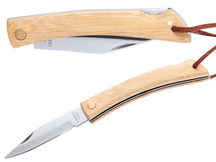 rvs zakmes met bamboe handvat sulta