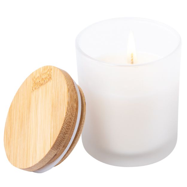 vanille geurkaars in glazen pot triva