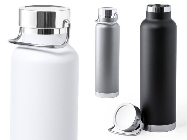 koper geïsoleerde thermoskan stave rvs 650 ml