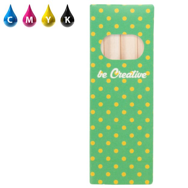 custom made 4 delige potloodset penxilm