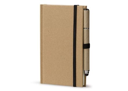 notitieboek karton a6 + balpen stylus
