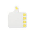 zelfklevende memoblaadjes thumbs-up - geel