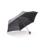 uiterst lichte opvouwbare 21 inch paraplu met hoes - zwart