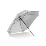 deluxe vierkante paraplu met draaghoes 27 inch aut - wit