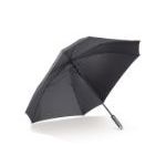 deluxe vierkante paraplu met draaghoes 27 inch aut - zwart