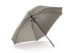 deluxe vierkante paraplu met draaghoes 27 inch aut - bruin