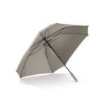 deluxe vierkante paraplu met draaghoes 27 inch aut - bruin