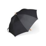 stok paraplu 25 inch r-pet recht handvat auto open - zwart