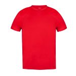 t-shirt 100% polyester 135 gr/m2 s-xxl - rood