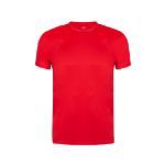 t-shirt 100% polyester 135 gr/m2 s-xxl - rood