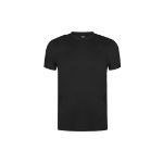 kinder t-shirt polyester 135 gr/m2 4-5,6-8,10-12 - zwart