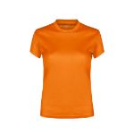 vrouwen t-shirt polyester. - oranje