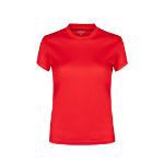 vrouwen t-shirt polyester. - rood