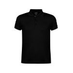 polo 100% polyester 180 gr/m2, ademend - zwart