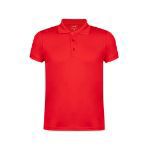 polo 100% polyester 180 gr/m2, ademend - rood
