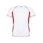 t-shirt 100% polyester 135 gr/m2, hank - rood