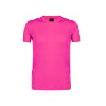 t-shirt volwassene 100% polyester 135 gr/m2 - fuchsia