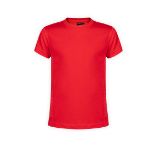 kinder t-shirt 100% polyester - rood