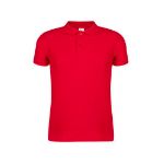 polo shirt 100% katoen 180 gr maten: s-3xl - rood