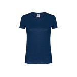 dames t-shirt katoen 180 gr. maten:s tot xxl - marine