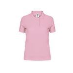 dames polo shirt katoen 180 gr maten: s-xxl - roze