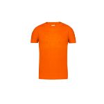 kinder t-shirt katoen 150 gr. maten: 5-6/10-11 jr - oranje