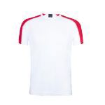 t-shirt polyester 135 gr. ademend maten s-xxl - rood