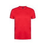 t-shirt volwassene polyester 135 gr. maten s-xxl - rood