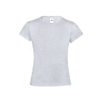 kleuren kinder t-shirt 150 gr fruit of the loom - grijs