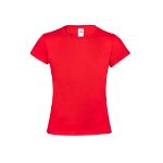 kleuren kinder t-shirt 150 gr fruit of the loom - rood