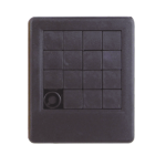 schuifpuzzel 75x90 mm tamponprint - zwart
