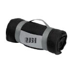 fleece deken markes - zwart