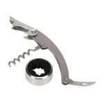 2-delige wijngeschenkset: kelnermes-druppelvanger