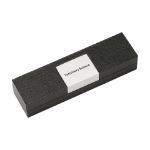 blauwschrijvende, hoogglans balpen.