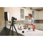 katoenen schort met voorvak