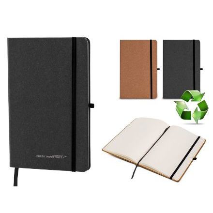 hardcover notebook recycled leer a5
