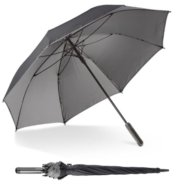 deluxe dubbellaagse paraplu 25" auto open