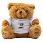 knuffelbeer met witte t-shirt tampam