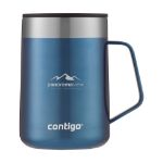 contigo® dubbelwandige rvs thermosbeker 420 ml - blauw