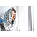 nooddeken in een zakje