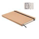 a5 notitieboekje karton en steenpapier - beige