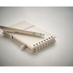a6 gerecycled melkverpakkingen karton notebook