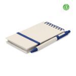 a6 gerecycled melkverpakkingen karton notebook - blauw