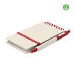a6 gerecycled melkverpakkingen karton notebook - rood
