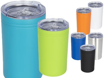 vacuum geisoleerde beker en koeler 330 ml