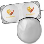 opvouwbare zonnescherm inclusief etui.